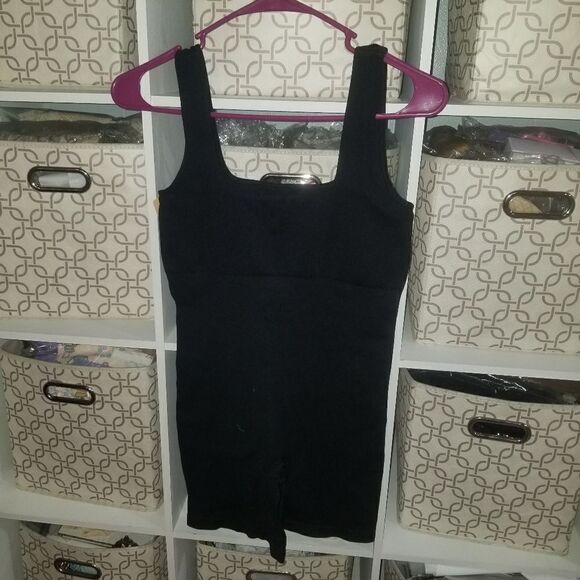 Popilush Shapewear Romper Slimming Workout Square-Neck Thigh - Size L - Picture 9 of 15